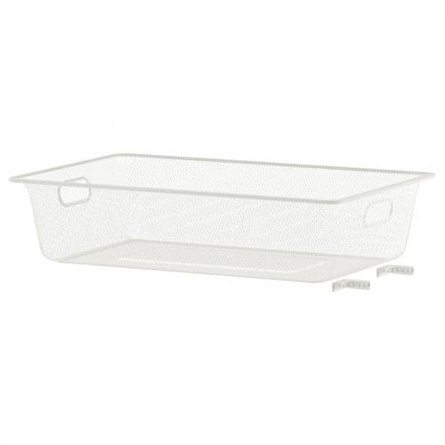 Ikea Algot File Sepet beyaz, çelik, 38x60x14 cm - 0