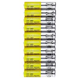 Ikea Alkalisk Alkalin Pil AAA 10'lu paket, 1.5 V, LR03