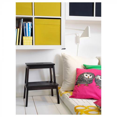 Ikea Bekvam Basamaklı Tabure siyah 43x50 cm - 3