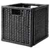 Ikea Branas Sepet rattan, koyu gri, 32x34x32 cm - Thumbnail (1)