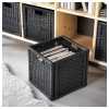 Ikea Branas Sepet rattan, koyu gri, 32x34x32 cm - Thumbnail (2)