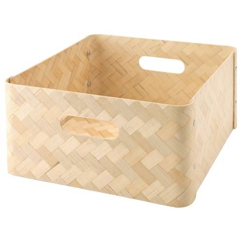 Ikea Bullig Kutu 32x35x16 cm, bambu - 0