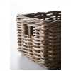 Ikea Byholma Sepet 25x29x15 cm, gri rattan - Thumbnail (4)