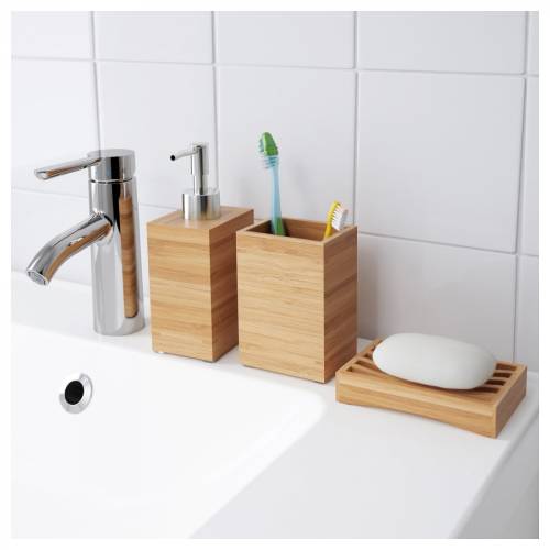 Ikea Dragan Diş Fırçalık bambu - 3