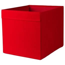 Ikea Drona Kutu 33x38x33 cm, kırmızı