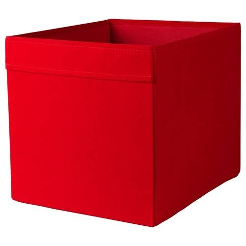 Ikea Drona Kutu 33x38x33 cm, kırmızı - 0