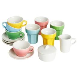 Ikea Duktig Oyuncak Kahve Çay Seti 14 parça, minyatür, stoneware