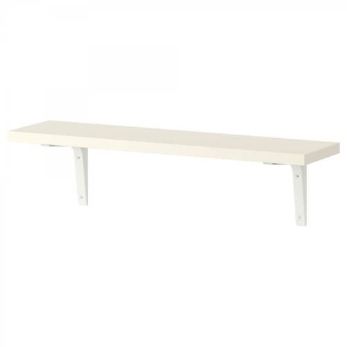 Ikea Ekby Jarpenstodis Duvar Rafı Ve Raf Ayağı 79x19 cm, beyaz - 0