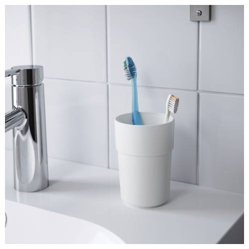 Ikea Enudden Banyo Bardağı beyaz, 8 cm - 1