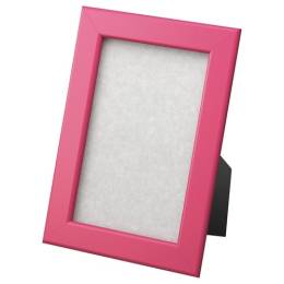 Ikea Fiskbo Çerçeve koyu pembe, 10x15 cm