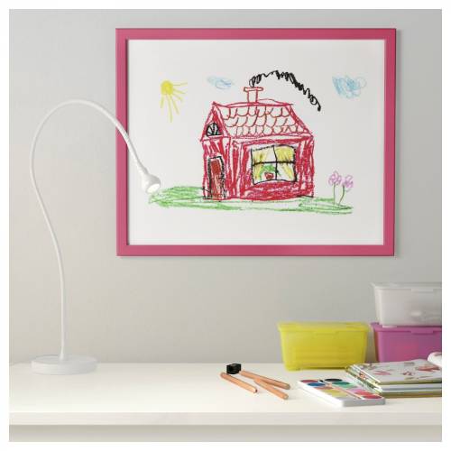 Ikea Fiskbo Çerçeve koyu pembe, 40x50 cm - 2