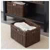 Ikea Gabbig Sepet 29x38x25 cm, koyu kahve, rattan - Thumbnail (2)