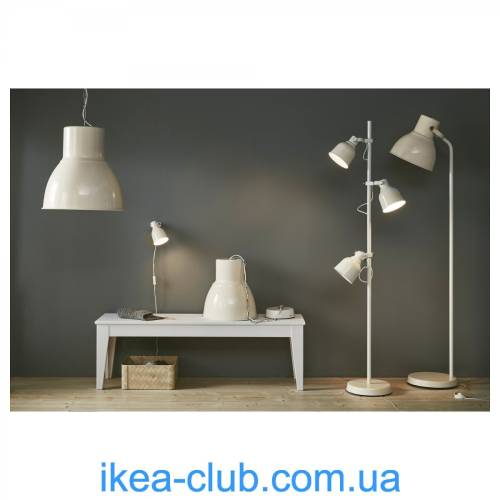 Ikea Hektar Sarkıt Lamba beyaz, tavan lambası, 38 cm - 1