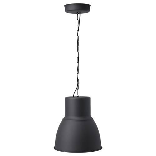 Ikea Hektar Sarkıt Lamba koyu gri, tavan lambası, 38 cm - 0