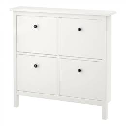 Ikea Hemnes Ayakkabı Dolabı beyaz, 107x22x101 cm