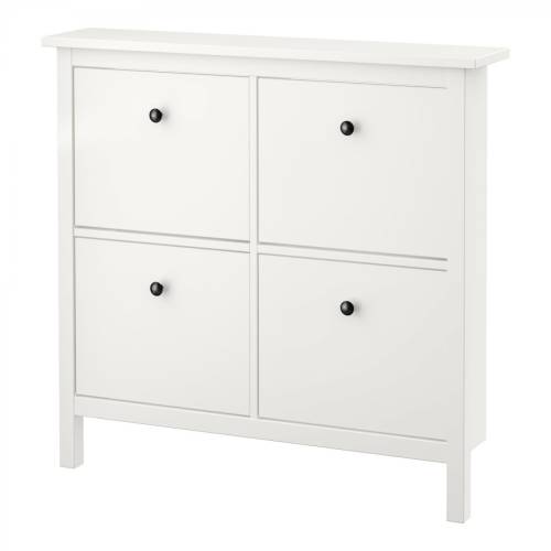 Ikea Hemnes Ayakkabı Dolabı beyaz, 107x22x101 cm - 0