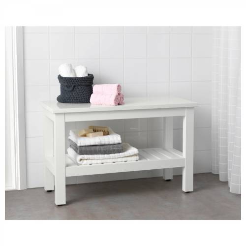 Ikea Hemnes Bank beyaz, 83x37x53 cm - 0