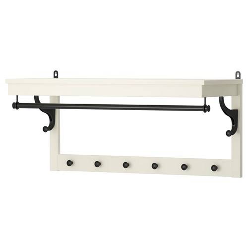 Ikea Hemnes Şapka Rafı 85 cm, masif, portmanto - 0