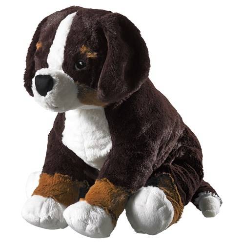 Ikea Hoppig Yumuşak Oyuncak peluş köpek, 38 cm - 0