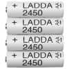 Ikea Ladda Şarj Edilebilir Pil 4 adet AA, HR6, 2450 mAh, 1,2 V - Thumbnail (1)