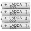 Ikea Ladda Şarj Edilebilir Pil 4 adet AAA, HR03, 900mAh, 1,2 V - Thumbnail (1)