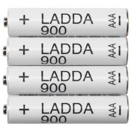 Ikea Ladda Şarj Edilebilir Pil 4 adet AAA, HR03, 900mAh, 1,2 V