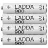 Ikea Ladda Şarj Edilebilir Pil 4 adet AAA, HR03, 900mAh, 1,2 V - Thumbnail (3)