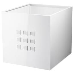 Ikea Lekman Kutu 33x37x33 cm, beyaz