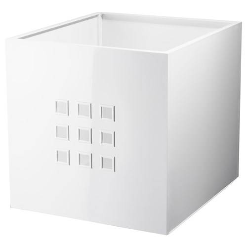 Ikea Lekman Kutu 33x37x33 cm, beyaz - 0