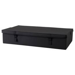 Ikea Lycksele Yatak Altı Eşya Kutusu 92x55x21 cm, siyah