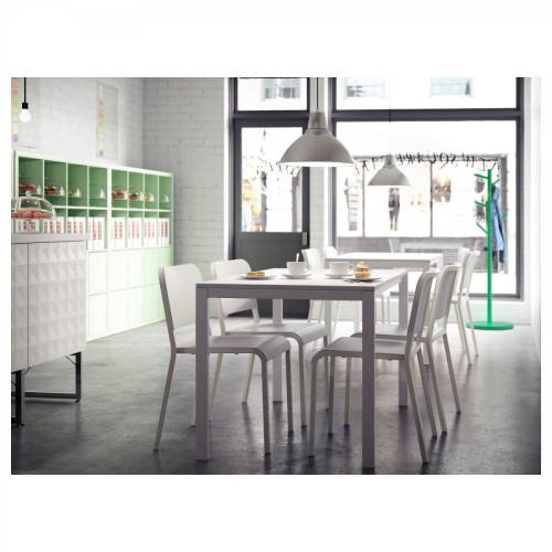 Ikea Melltorp Yemek Masası beyaz 125x75 cm - 1