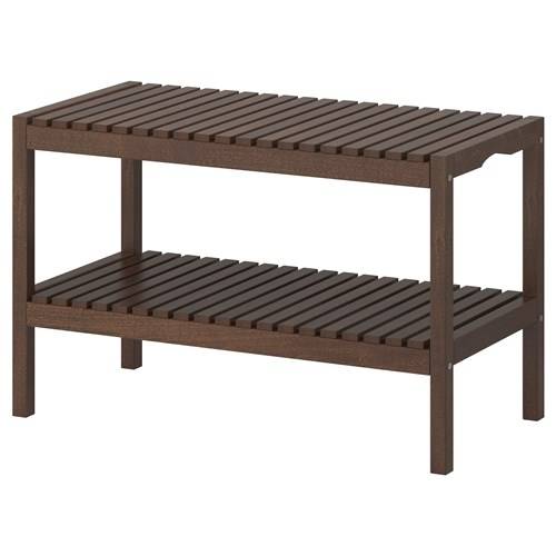 Ikea Molger Bank kahverengi, 79x39x50 cm - 1