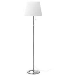 Ikea Nyfors Yer Lambası nikel kaplama, 168 cm lambader