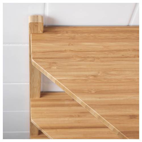 Ikea Ragrund Banyo Raf Ünitesi bambu, 34x34x99 cm dolap - 2