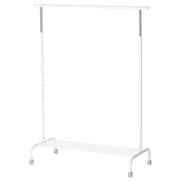 Ikea Rigga Ayaklı Askılık 111x126/175 cm, beyaz