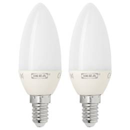 Ikea Ryet Led Ampul 2 adet, E14, 200 lm, 3W