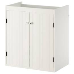 Ikea Silveran Lavabo Dolabı beyaz, 60x37x67 cm