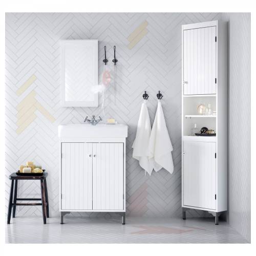 Ikea Silveran Lavabo Dolabı beyaz, 60x37x67 cm - 1