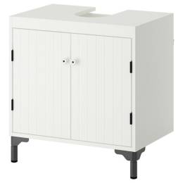 Ikea Silveran Lavabo Dolabı beyaz, 60x38x63 cm