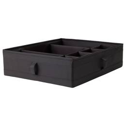 Ikea Skubb Bölmeli Kutu 44x34x11 cm, siyah