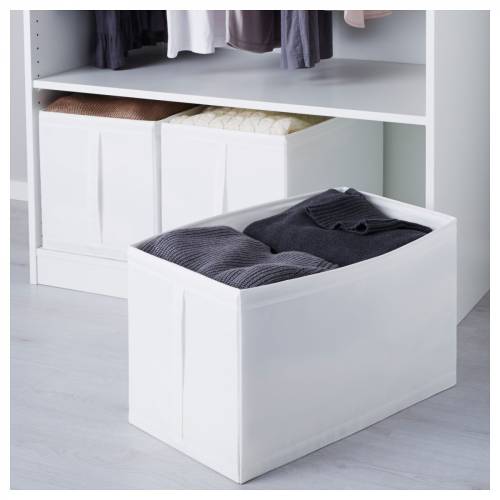 Ikea Skubb Kutu Seti 3 adet, 31x55x33 cm, beyaz - 2