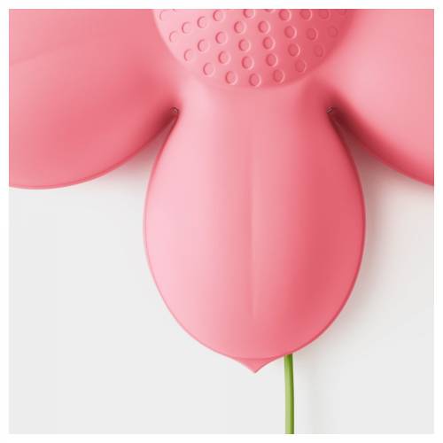 Ikea Smila Duvar Lambası açık pembe, 34 cm, bebek odası lambası - 1