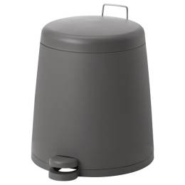 Ikea Snapp Çöp Kutusu 12 litre, koyu gri