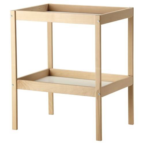 Ikea Sniglar Alt Değiştirme Masası kayın görünümlü, 72x53 cm - 0