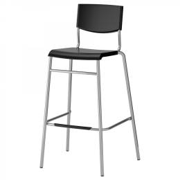 Ikea Stig Bar Taburesi siyah-lame 74 cm