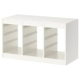 Ikea Trofast İskelet beyaz, 99x44x56 cm