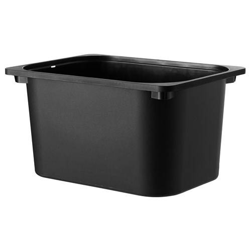 Ikea Trofast Saklama Kutusu siyah, 42x30x23 cm - 0