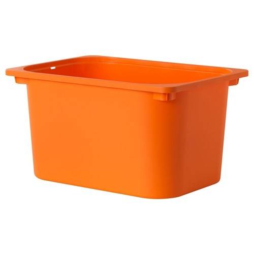 Ikea Trofast Saklama Kutusu turuncu, 42x30x23 cm - 0